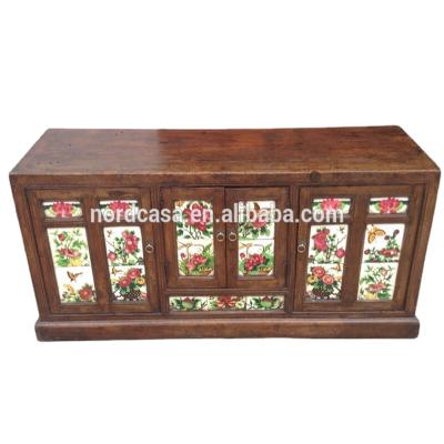 China Solid Wood Chinese Antique Furniture Cabinet / Tile / Reclaimed Solid Wood TV Cabinet for sale