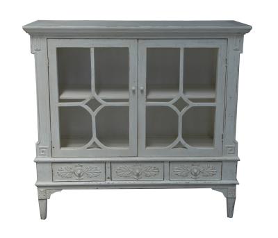 China Solid Wood Cabinet Living Room Cabinet (Height) Adjustable Italian Reproduction Antique Furniture for sale