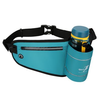 China Wholesale hot sale breathable outdoor sports waist bag fitness water bottle mobile phone running bag for sale