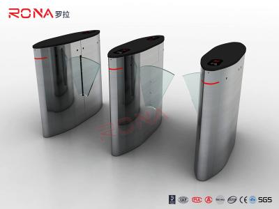 China Security Flap Barrier Gate Office Building Turnstile Barrier Gate Automatic Half Height Turnstile for sale