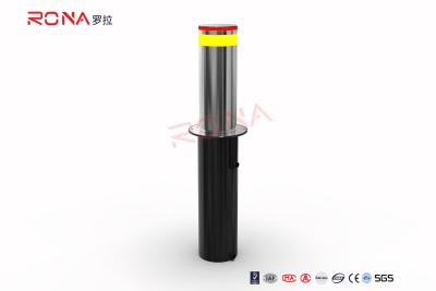 China Fully Automatic Lifting Retractable Traffic Bollard 304 Stainless Steel Telescopic Security Posts For Driveways for sale