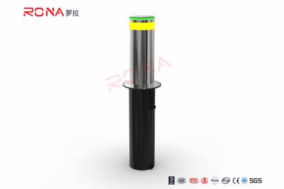 China Anti-riot Lifting Type Retractable Security Bollards Semi-Automatic Rising Bollards for sale