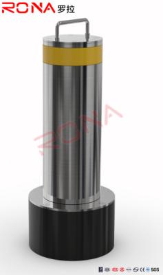 China Riot-proof Lift-type Retractable Traffic Bollard Movable Column 304 Stainless Steel for sale