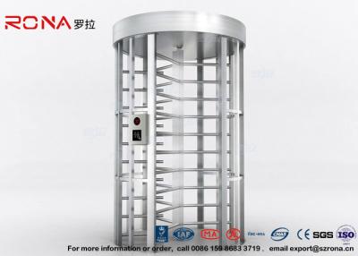 China Os torniquetes de aço inoxidável da impressão digital completa do leitor de cartão do torniquete RFID da altura fixam a porta do estilo da volta à venda