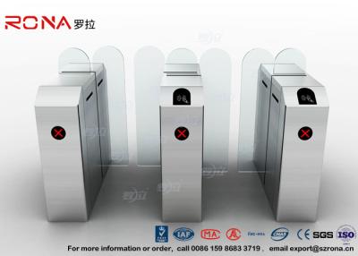 China Fastlane Turnstile Remote Control Access Control Turnstiles Tempered Glass Sliding for sale