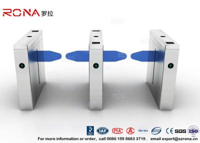 China Waterproof Drop Arm Access Control Turnstiles 304 Stainless Steel 2 RFID Readers for sale