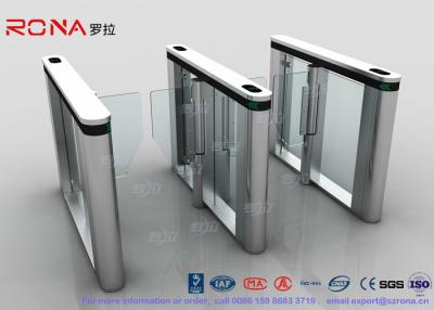 China Automated Pedestrian Barrier Gate , Turnstile Security Systems 304 Stainless Steel for sale