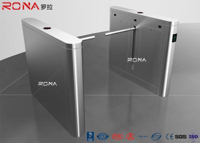 China Bidirectional Ir Sensor Drop Arm Turnstile 550mm ~1.2m Passage Width 4 Pair Infrared for sale