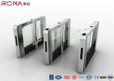 China Card Reader Speed Gate Turnstile System Lane Swing Type Servo Motor Driving for sale