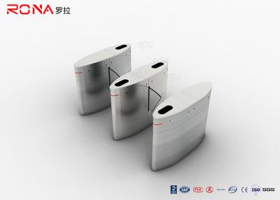 China Sistema peatonal automático del control de acceso de la puerta de la barrera de la aleta del acero inoxidable 304 en venta