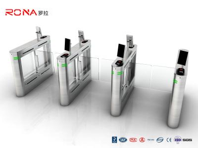 China SUS304 acrylturnstile van de de Barrièrepoort IP54 DC24V van de Glasschommeling Barrièrepoort Te koop