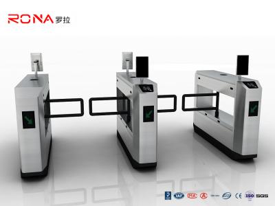 China AC220V RFID 900mm Turnstiles van het de Poort0.4s IP54 Roestvrije staal van de Wapen Voetschommeling Te koop