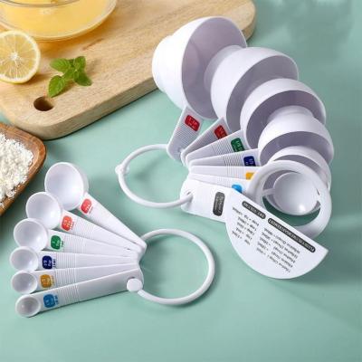 China Sustainable Hot Sale Eco-friendly Plastic Measuring Cup Set With Egg Separator for sale