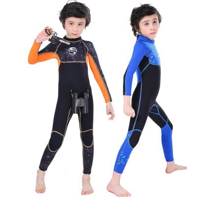 China 2021 New Design Children's Swimming Suit Neoprene Wetsuit Full-wrapped Breathable Suit for sale