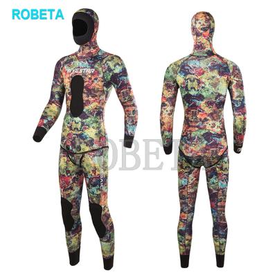 China Breathable Comfortable Swimwear Wetsuit 7mm/5mm/3mm Customize Logo Camouflage Neoprene Wetsuits For Wholesale for sale