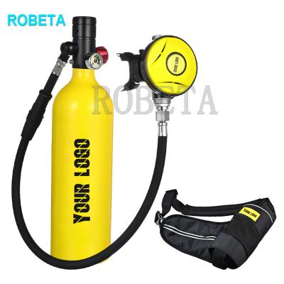 China Underwater Sports Customized Logo Scuba Diving Regulator Scuba Tank Diving Set Oxygen for sale