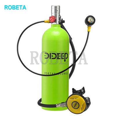 China 2022 Hot Sale Scuba Tank 1L 200bar Oxygen Cylinder Underwater Sports Mini Scuba Tank Diving Equipment for sale