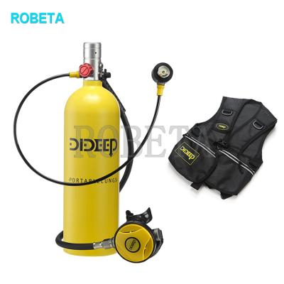 China Underwater Sports Diving Spearfishing Scuba Diving Equipment 2L Good Quality Aluminum Gas Cylinder Oxygen Free for sale