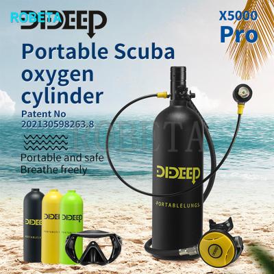 China Scuba Diving Sports Oxygen Scuba Tank Aluminum Portable Scuba Diving 15-20 Minutes Oxygen for sale