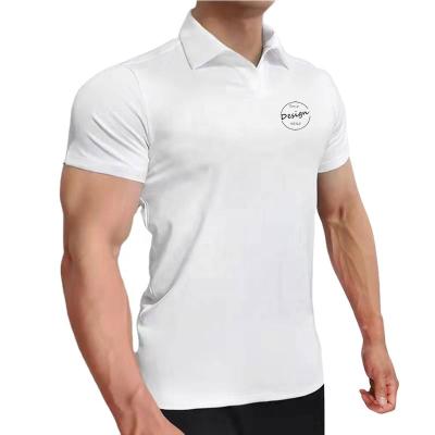 China Cheap Anti-wrinkle YS12202 Custom Printed Custom Black Cotton Polo Shirt For Men T-Shirts Plain Golf Polo Shirts for sale