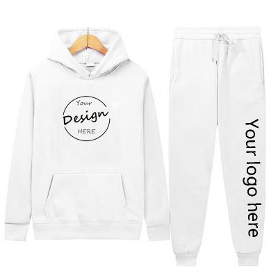 China Breathable Couples Spring New Trendy Sports Suits Fashion Plus Size Sweater Hooded Custom Logo Cheap Mens Hoodies Set for sale