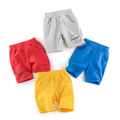 China 100% Breathable Cotton French Terry Briefs Wholesale Kids Summer Single Empty Short Baby Pants Custom Logo Boys Shorts for sale