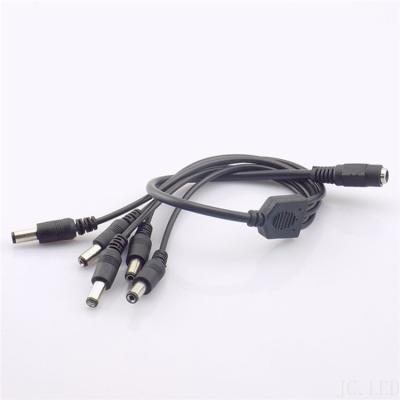 China Wholesale Electrical DC Power Extension Wire 2.1*5.5mm 5.5mm*2.5mm Plug DC 24V Male Female Power Cable for sale