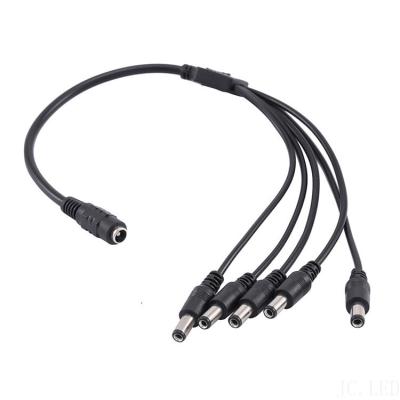 China Power Male To Female 2.1*5.5mm 5.5mm*2.5mm DC Power Extension Cable For LED CCTV Camera for sale