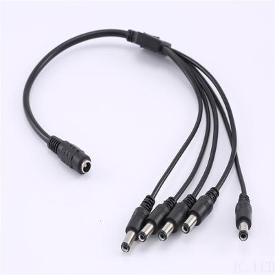 China Power DC Power Pigtail Cable 5.5x2.1mm 12V Jack Plug Male Female Power Extension Cable Wires Adapter For CCTV for sale