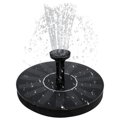 China Light Outdoor Bath Pool Water Pump Bird Pump Landscape Led Soalr Garden Solar Panel Powered Waterproof Fountain for sale