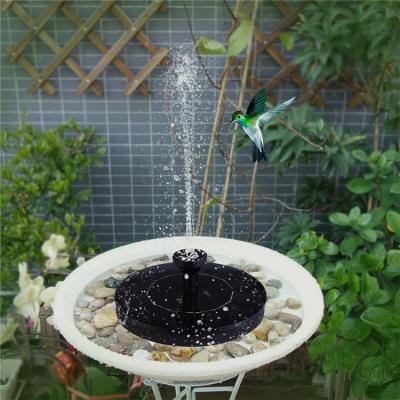 China Led Landscape Decoration Garden Water Fountain Pump Bird Light Outdoor Pond Waterproof Solar Panel Powered for sale