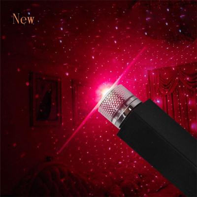 China Portable Auto USB Car Roof Decoration Star Laser Light Mini Projector Car Interior Decoration Atmosphere Light for sale