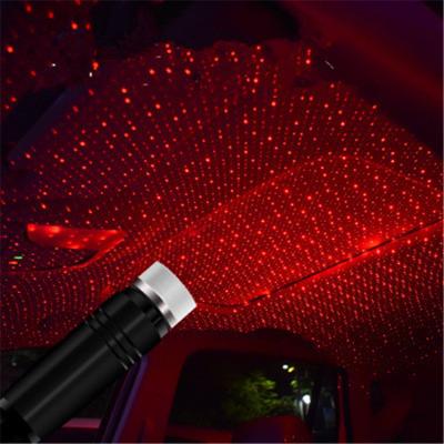 China USB Car Roof Star Ambient Laser Light Projector Mini Auto Interior Decoration Atmosphere Usb Car Roof Decoration Star Laser Light for sale