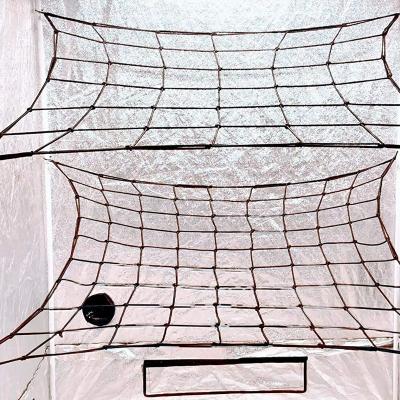 China Car Luggage Package Mesh Netting Elastic Grid 85x85cm Net For 4x4feet for sale