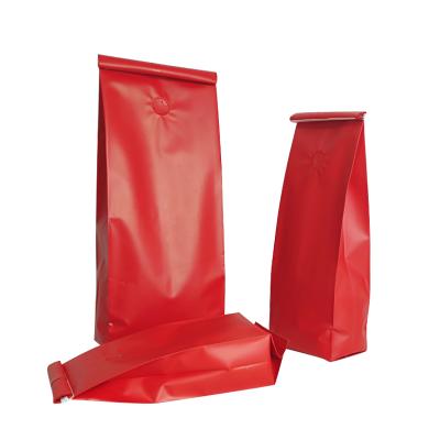 China Big wholesale food eco ready red die cut coffee bag for 1kg 1000g with valve bag for sale