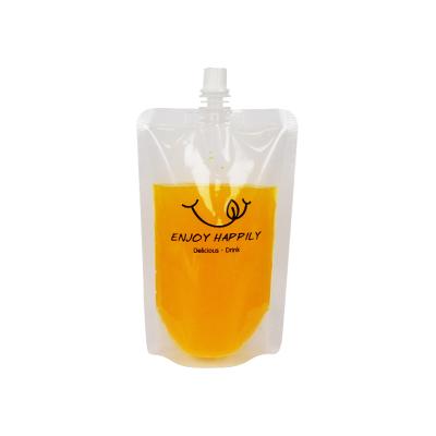 China Wholesale Food Grade Moisture Proof 250ml Stand Up Spout Pouch Drinking Water Plastic Bag for sale