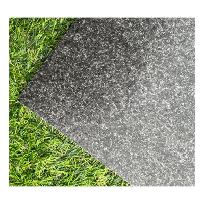 China Modern Artificial Solid Outdoor Stone Granite Tiles Black Quartz Slab for sale