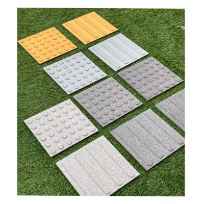 China Modern Artificial Cobblestone Flooring Price M2 Braille Tactile Block for sale