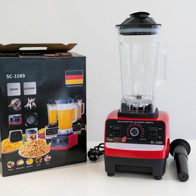 China Multifunctional Silver Commercial Blender 3000w High Power Peak Blender And Juicer for sale