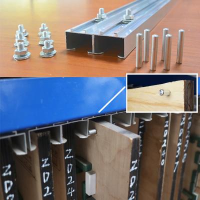 China Aluminum Alloy POSITIVE Hangout Manufacturer Supply Flat Plate Wooden Groove For Printing Plate Shelf for sale