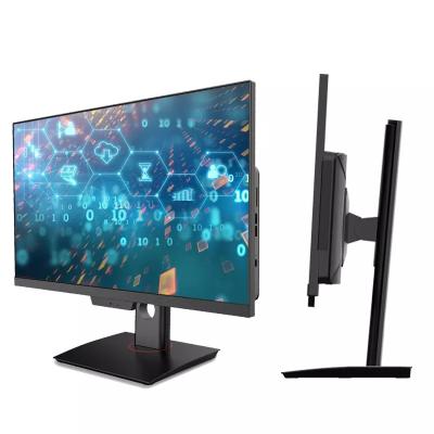 China 23.8 Inch Touch Screen Built-in Battery Monoblock Gaming Desktop Computer With Webcam Business All In One Barebone PC for sale