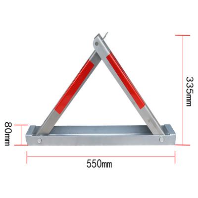 China parking lock garage car parking lock, wholesale price private hand operation parking barrier 550mmx80mmx335mm for sale