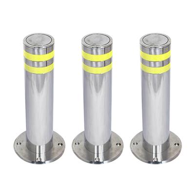 China 304 Stainless Steel 304 Stainless Steel Safety Traffic Lighting Bollard Fixed 168mm for sale