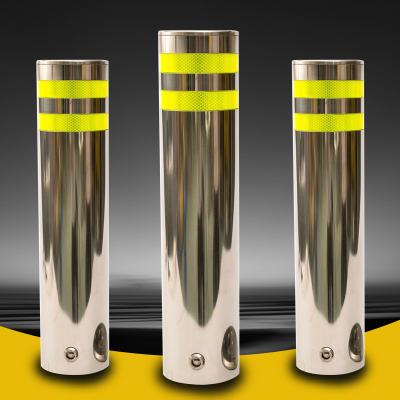 China 304 Stainless Steel PSHARE High Quality Automatic Hydraulic Rising Bollard Retractable Electric Fence for sale