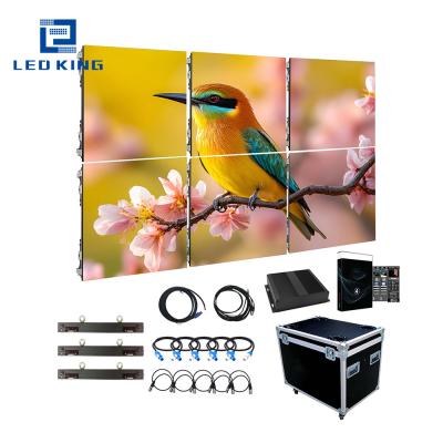 China 160° Wide Viewing Angle Bright LED Video Wall Screen Display For Exhibition And Event Rental for sale