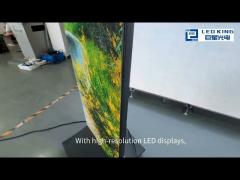 indoor flexible led curtain display 5500nit - 8500nit bendable led screen
