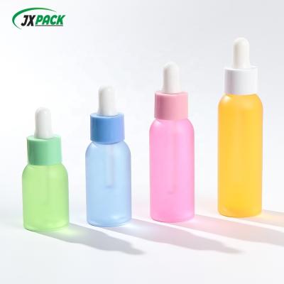 China Transparent Skin Care Serum Dropper Bottle PET Plastic Sealing Type Pump Sprayer Bottle for sale