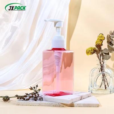 China 100ml 150ml 280ml Transparent PET Hand Wash Bottle Screw Cap Customized For Skin Care for sale