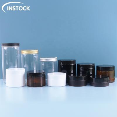 China Round PET Eye Cream Bottle 50ml-250ml Empty Cosmetic Jar For Spot for sale