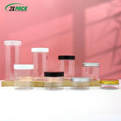 China Collar Material PET Body Cream Plastic Bottle Jar For CANDY Cosmetics Packaging for sale